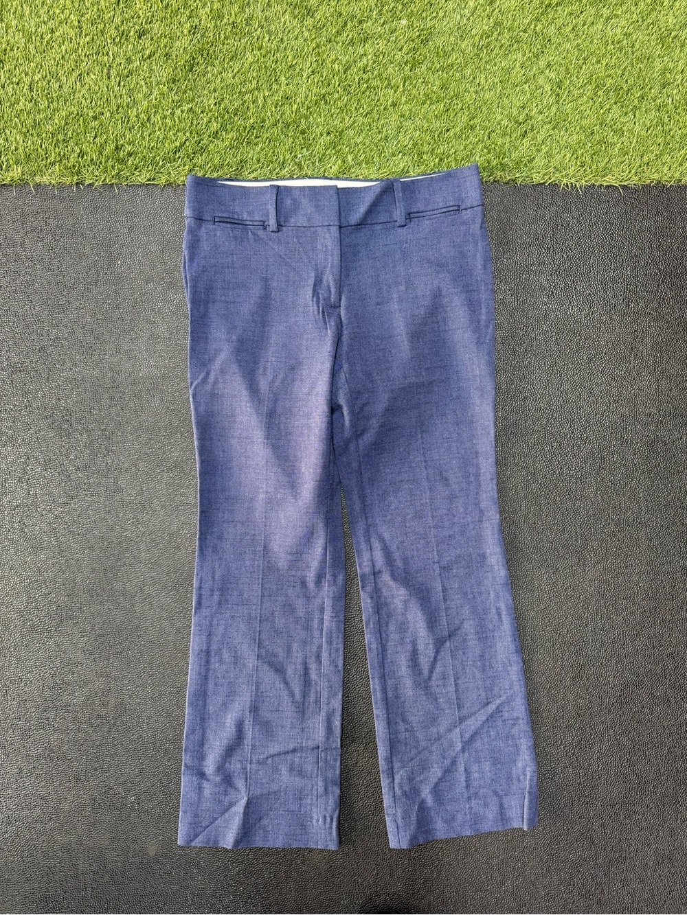 LOFT Petites Marisa Trouser Navy Dress Pants